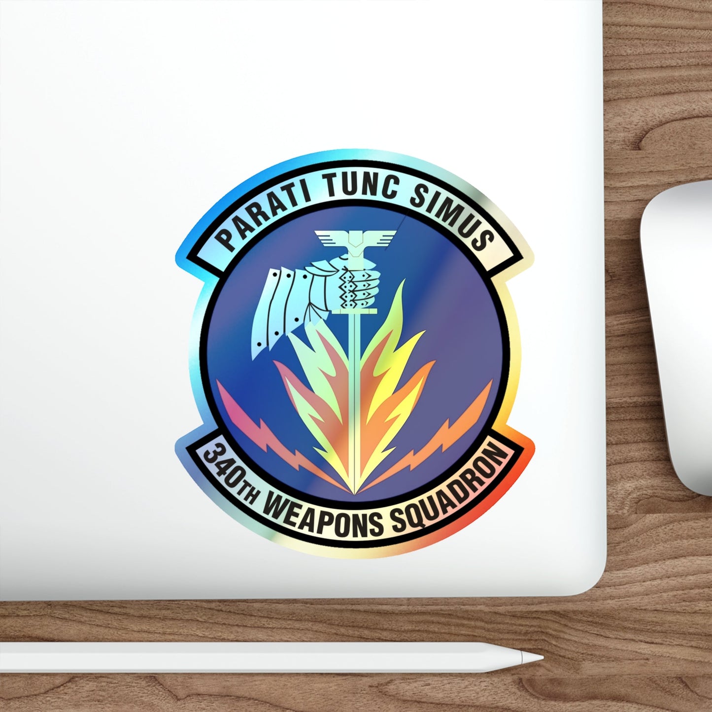 340th Weapons Squadron (U.S. Air Force) Holographic STICKER Die-Cut Vinyl Decal-The Sticker Space