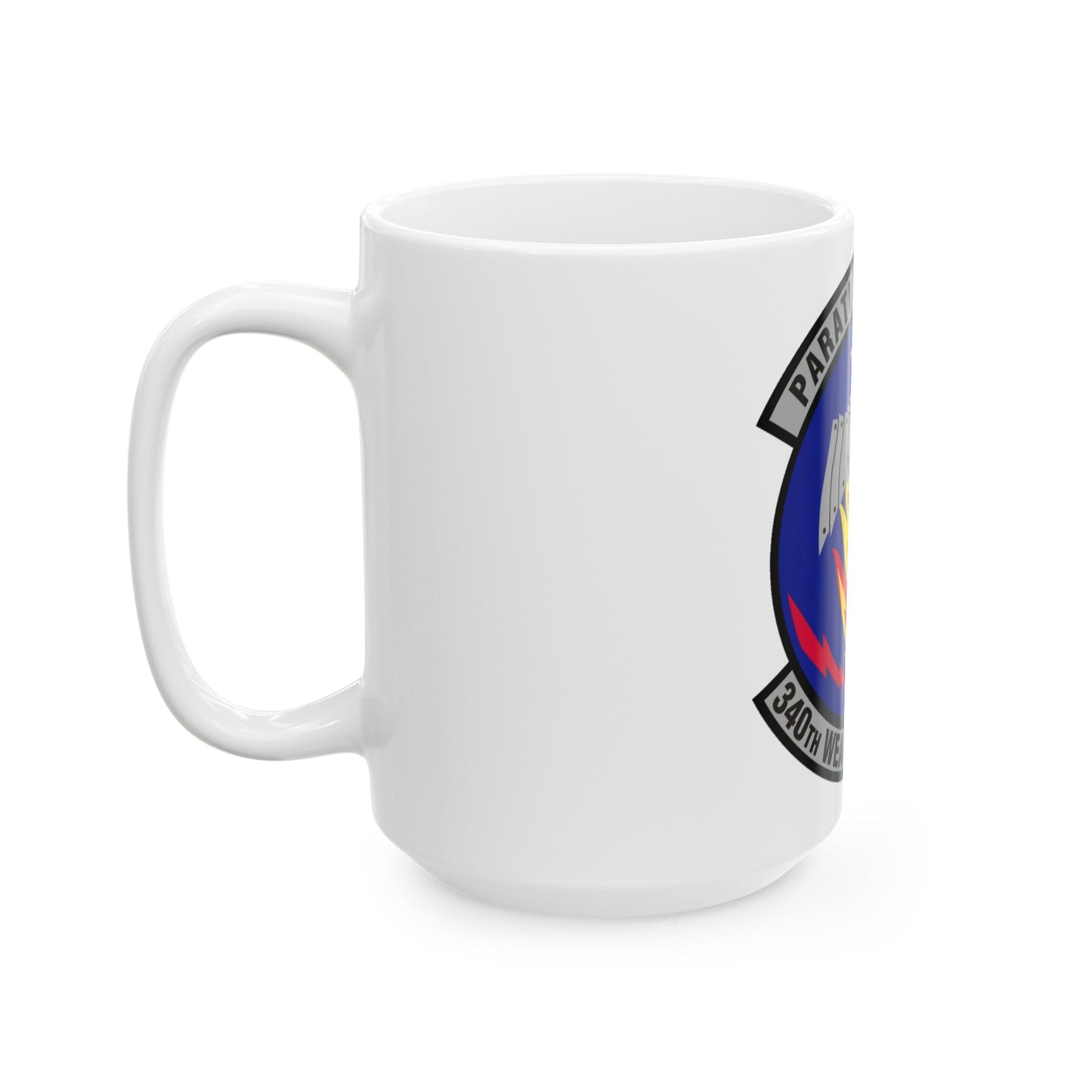 340th Weapons Squadron (U.S. Air Force) White Coffee Mug-The Sticker Space