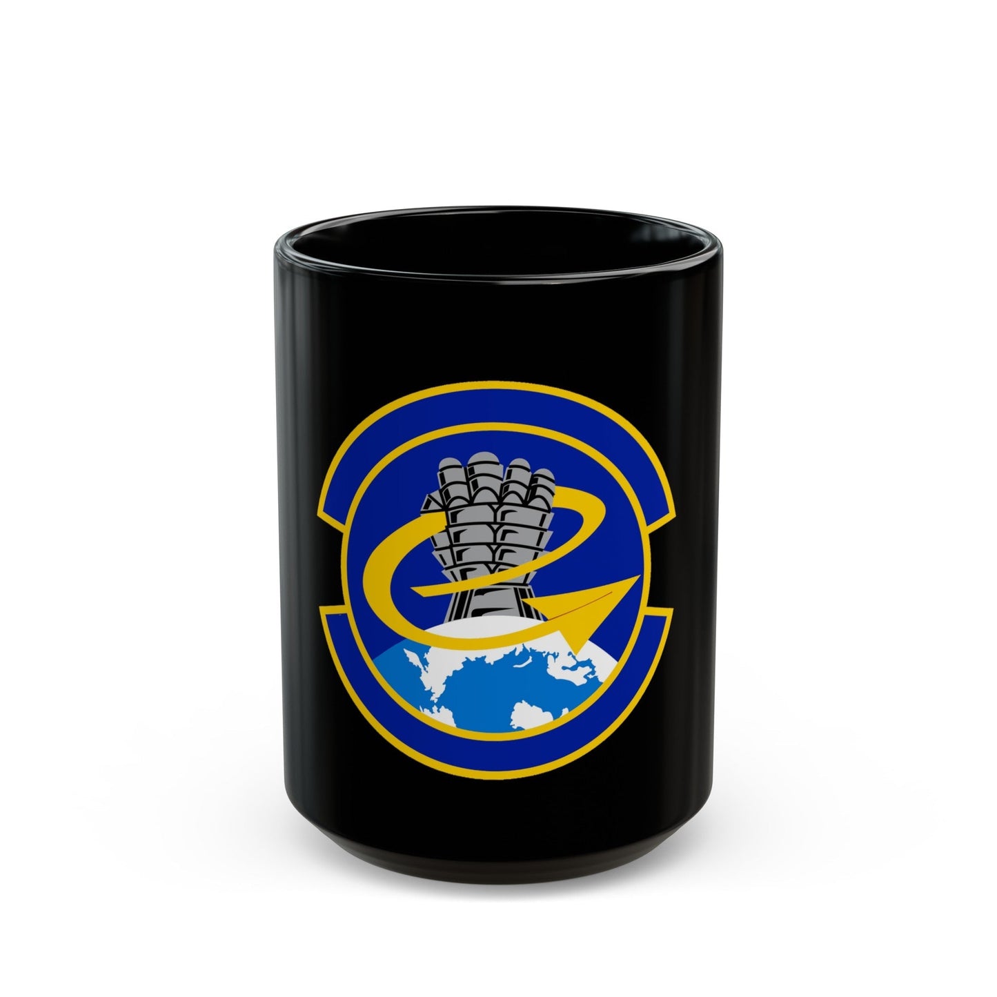 341 Force Support Squadron AFSPC (U.S. Air Force) Black Coffee Mug-15oz-The Sticker Space