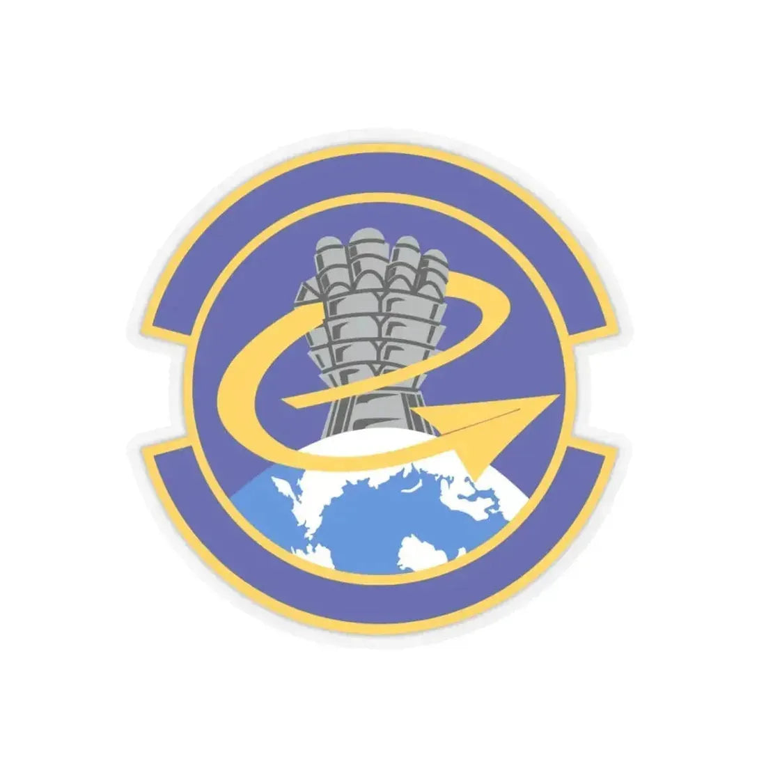 341 Force Support Squadron AFSPC (U.S. Air Force) STICKER Vinyl Kiss-Cut Decal 3 Inch Transparent - The Sticker Space