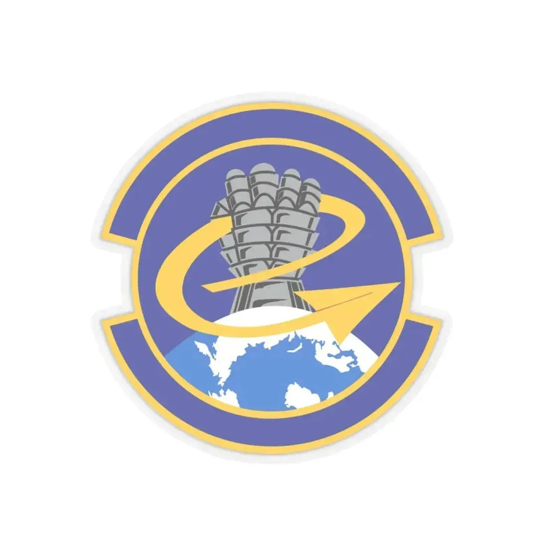 341 Force Support Squadron AFSPC (U.S. Air Force) STICKER Vinyl Kiss-Cut Decal 4 Inch Transparent - The Sticker Space