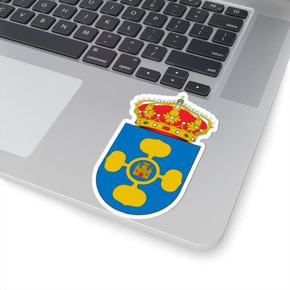 Escudo de Chodes (Spain) (Coat of Arms) STICKER Vinyl Kiss-Cut Decal
