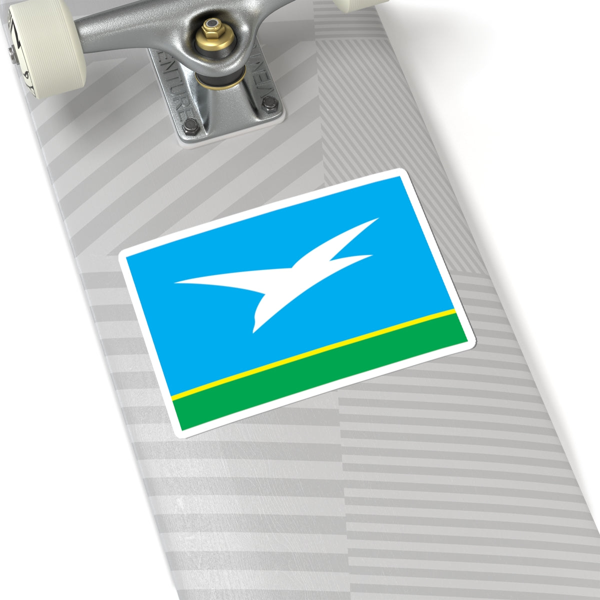 Flag of Chekhovsky rayon Moscow oblast (Russia) STICKER Vinyl Kiss-Cut Decal