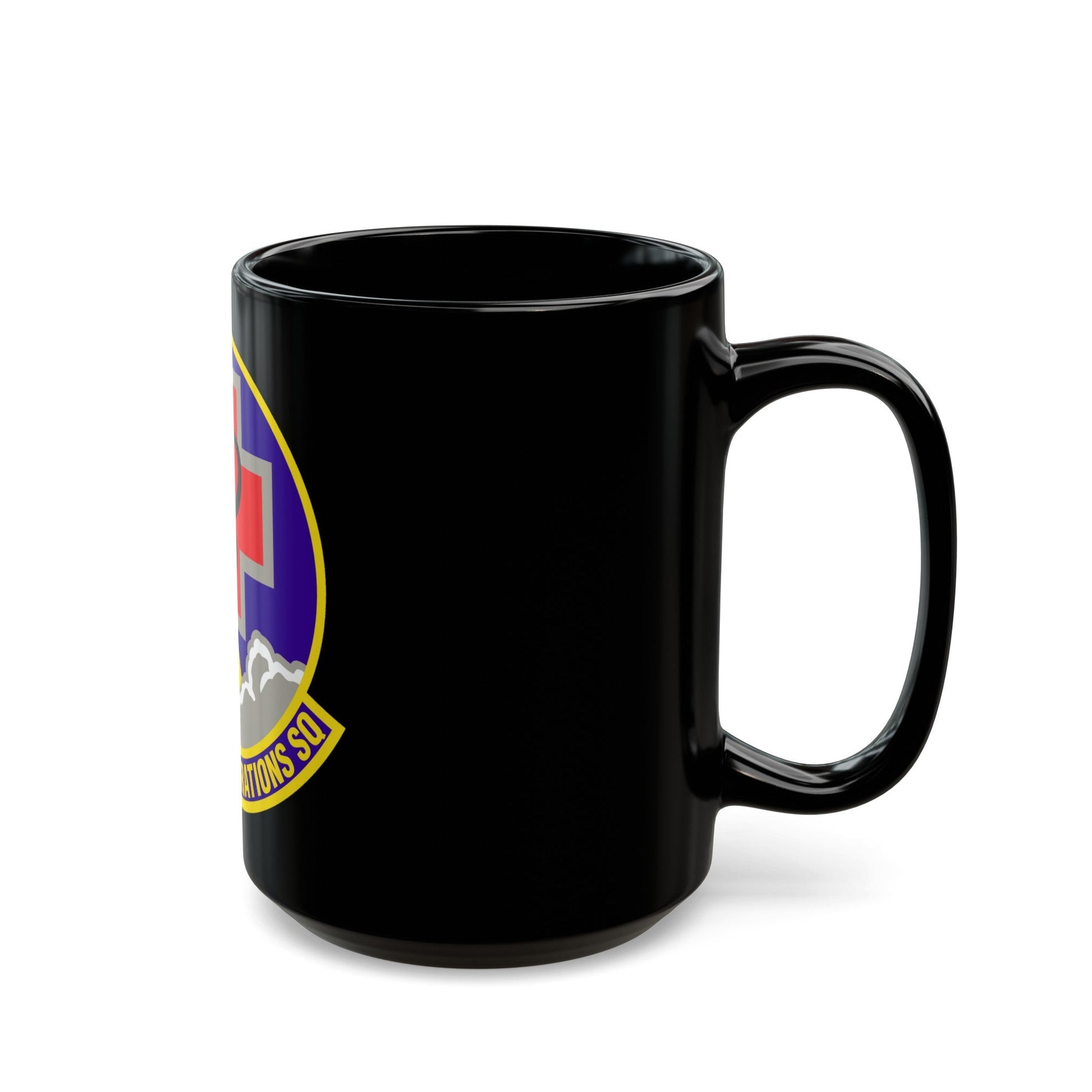 341st Medical Operations Squadron (U.S. Air Force) Black Coffee Mug-The Sticker Space