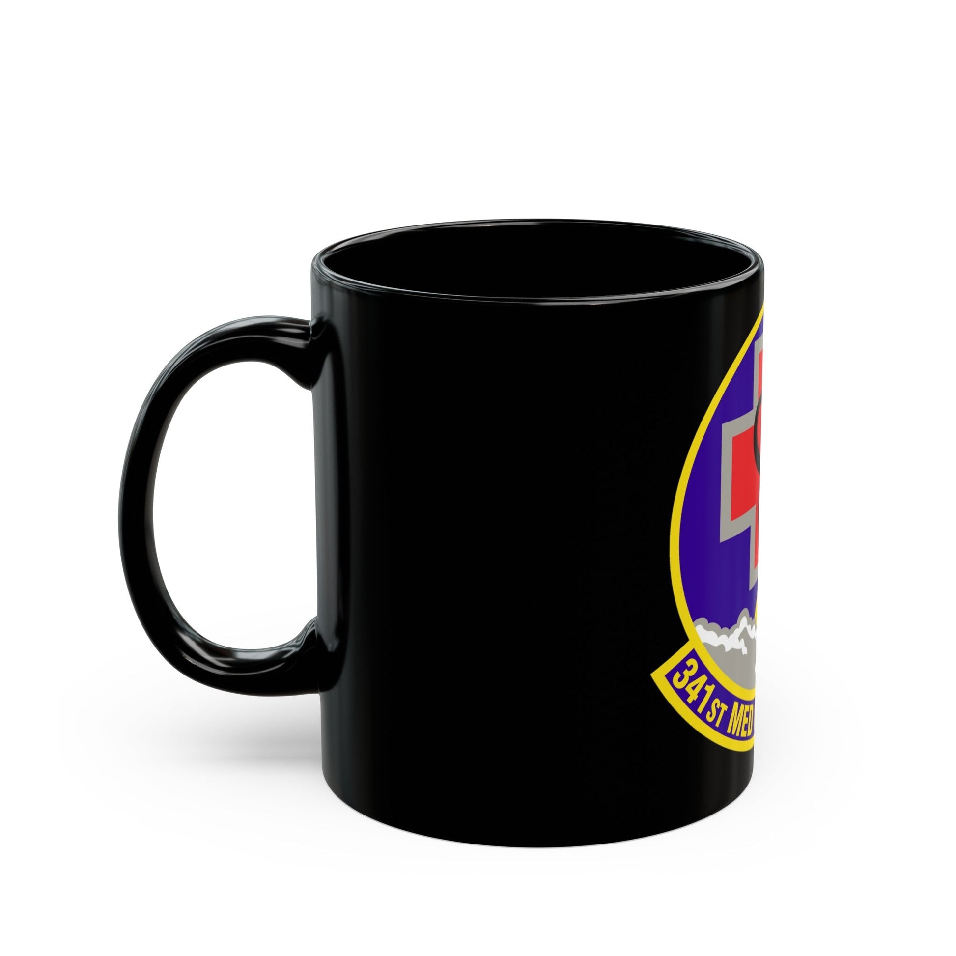 341st Medical Operations Squadron (U.S. Air Force) Black Coffee Mug-The Sticker Space