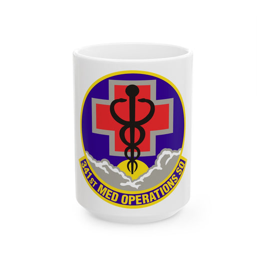 341st Medical Operations Squadron (U.S. Air Force) White Coffee Mug-15oz-The Sticker Space