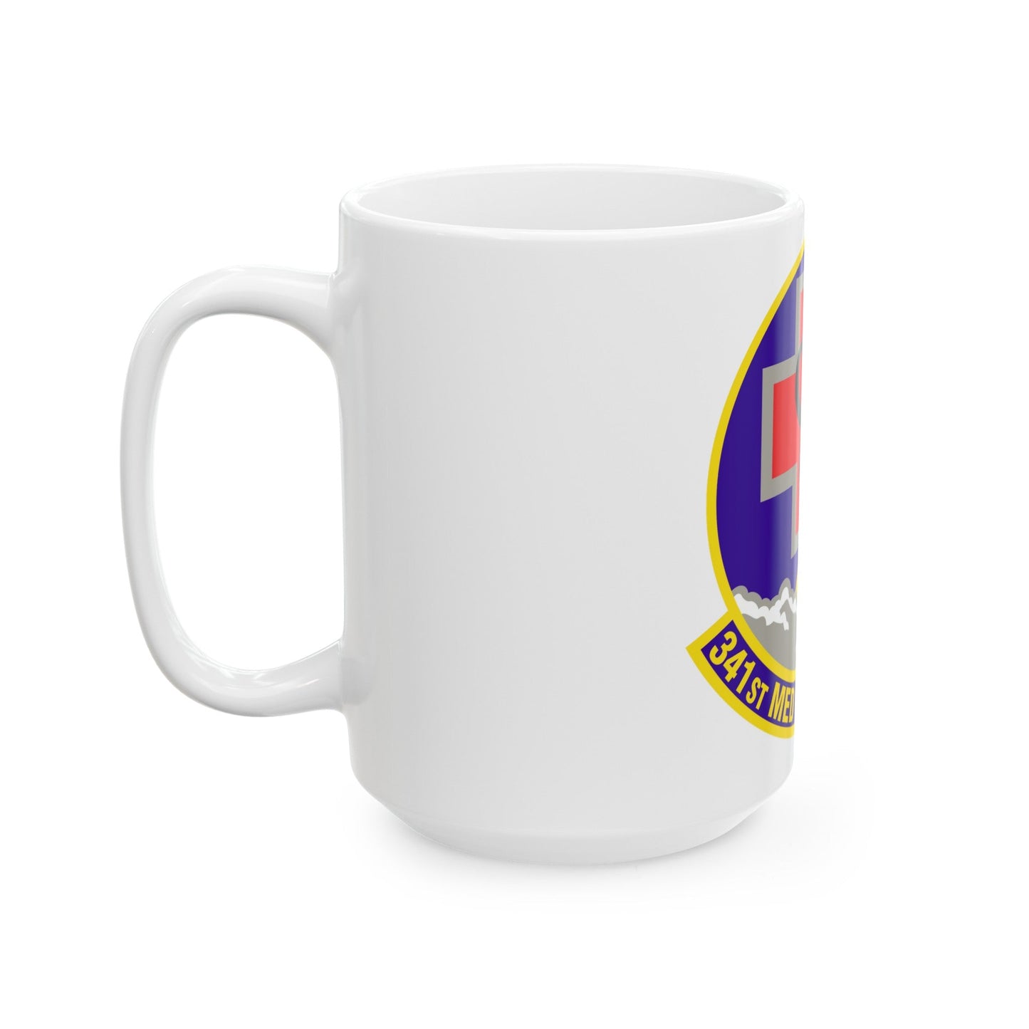 341st Medical Operations Squadron (U.S. Air Force) White Coffee Mug-The Sticker Space