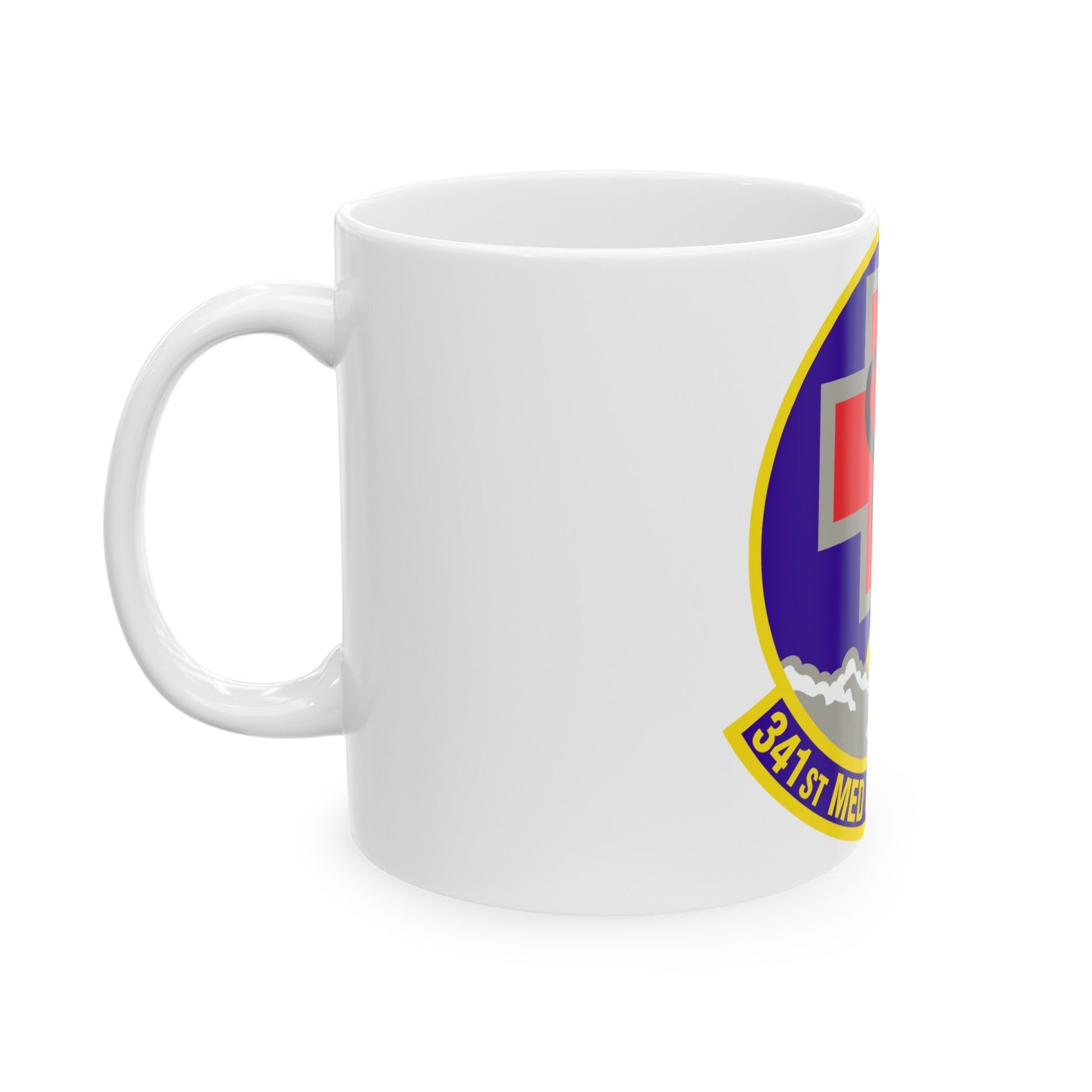 341st Medical Operations Squadron (U.S. Air Force) White Coffee Mug-The Sticker Space