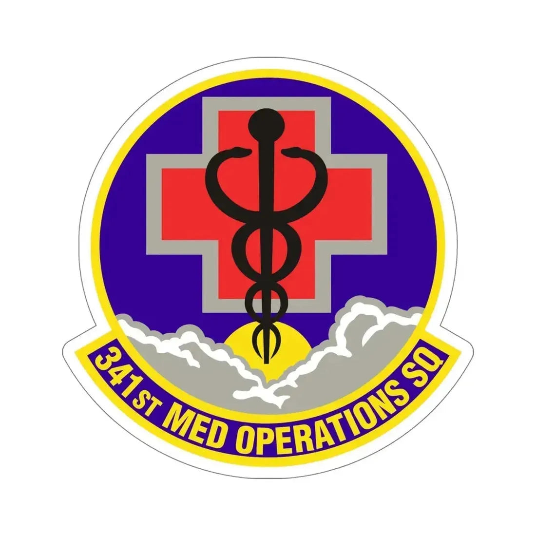 341st Medical Operations Squadron (U.S. Air Force) STICKER Vinyl Die-Cut Decal - The Sticker Space