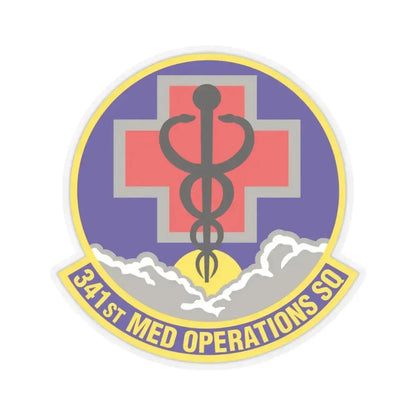 341st Medical Operations Squadron (U.S. Air Force) STICKER Vinyl Kiss-Cut Decal 3 Inch Transparent - The Sticker Space