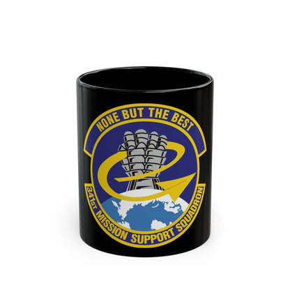 341st Mission Support Squadron (U.S. Air Force) Black Coffee Mug-11oz-The Sticker Space