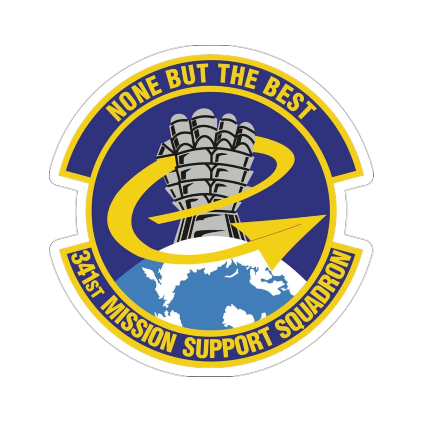 341st Mission Support Squadron (U.S. Air Force) STICKER Vinyl Die-Cut Decal-2 Inch-The Sticker Space