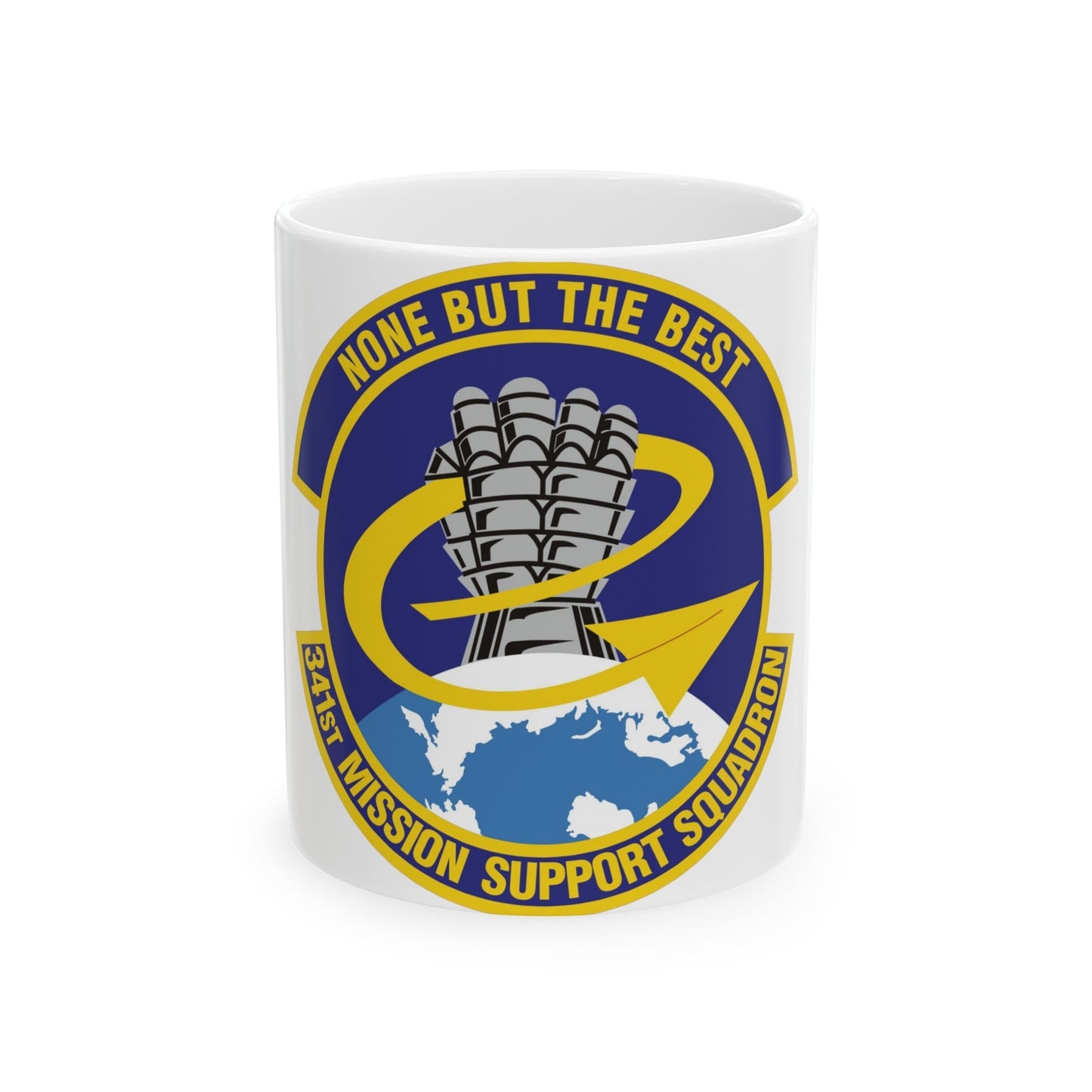 341st Mission Support Squadron (U.S. Air Force) White Coffee Mug-11oz-The Sticker Space