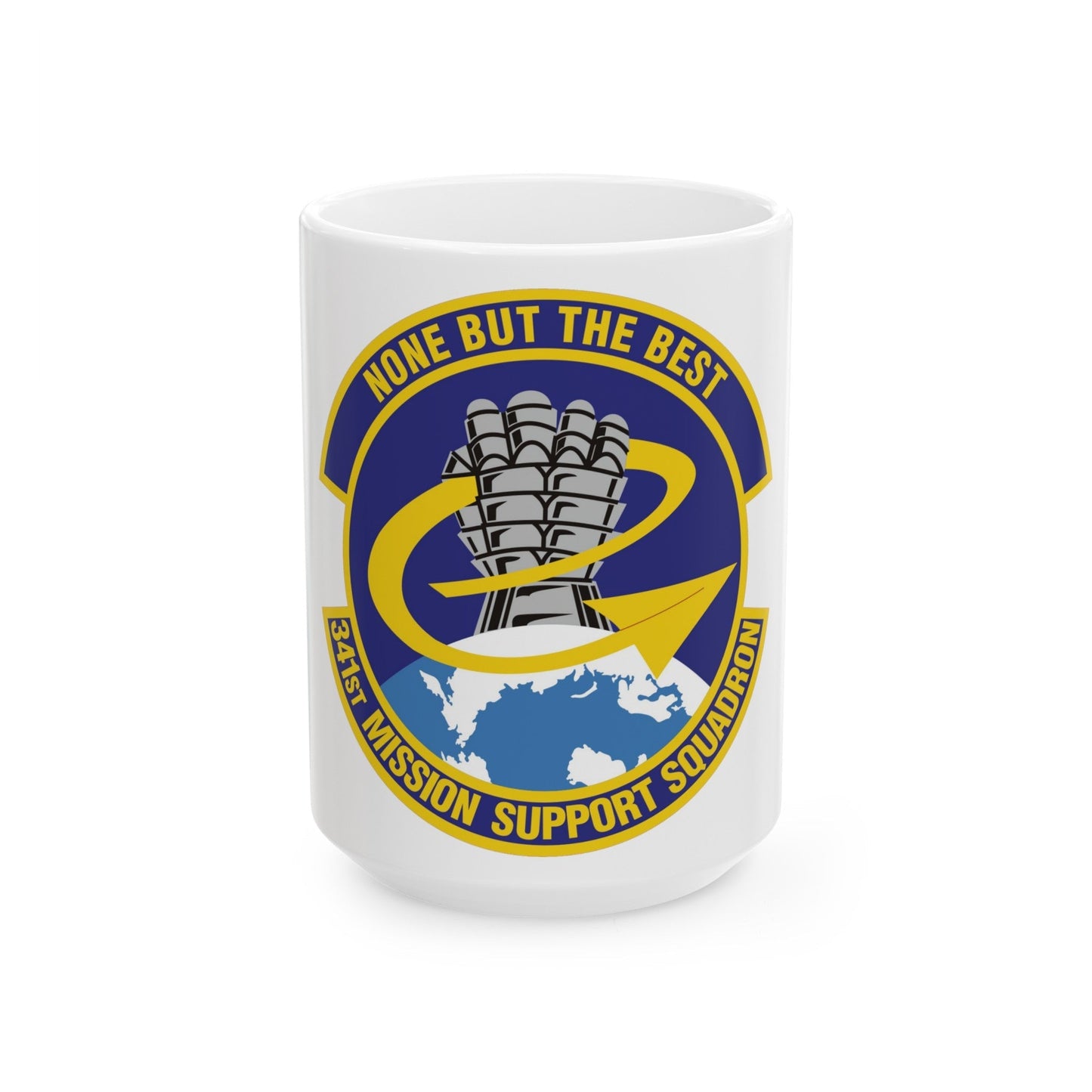 341st Mission Support Squadron (U.S. Air Force) White Coffee Mug-15oz-The Sticker Space