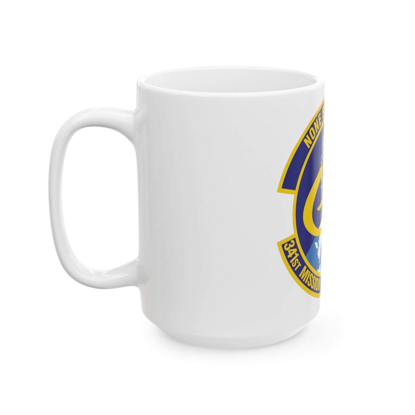 341st Mission Support Squadron (U.S. Air Force) White Coffee Mug-The Sticker Space