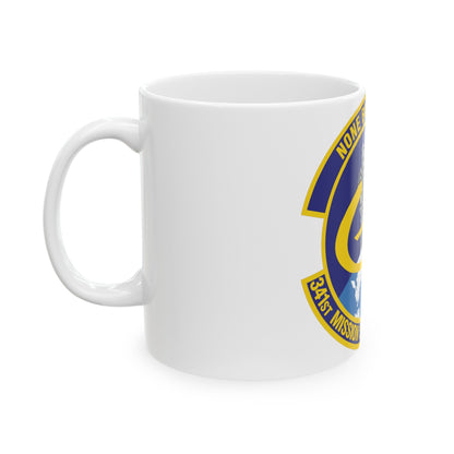 341st Mission Support Squadron (U.S. Air Force) White Coffee Mug-The Sticker Space