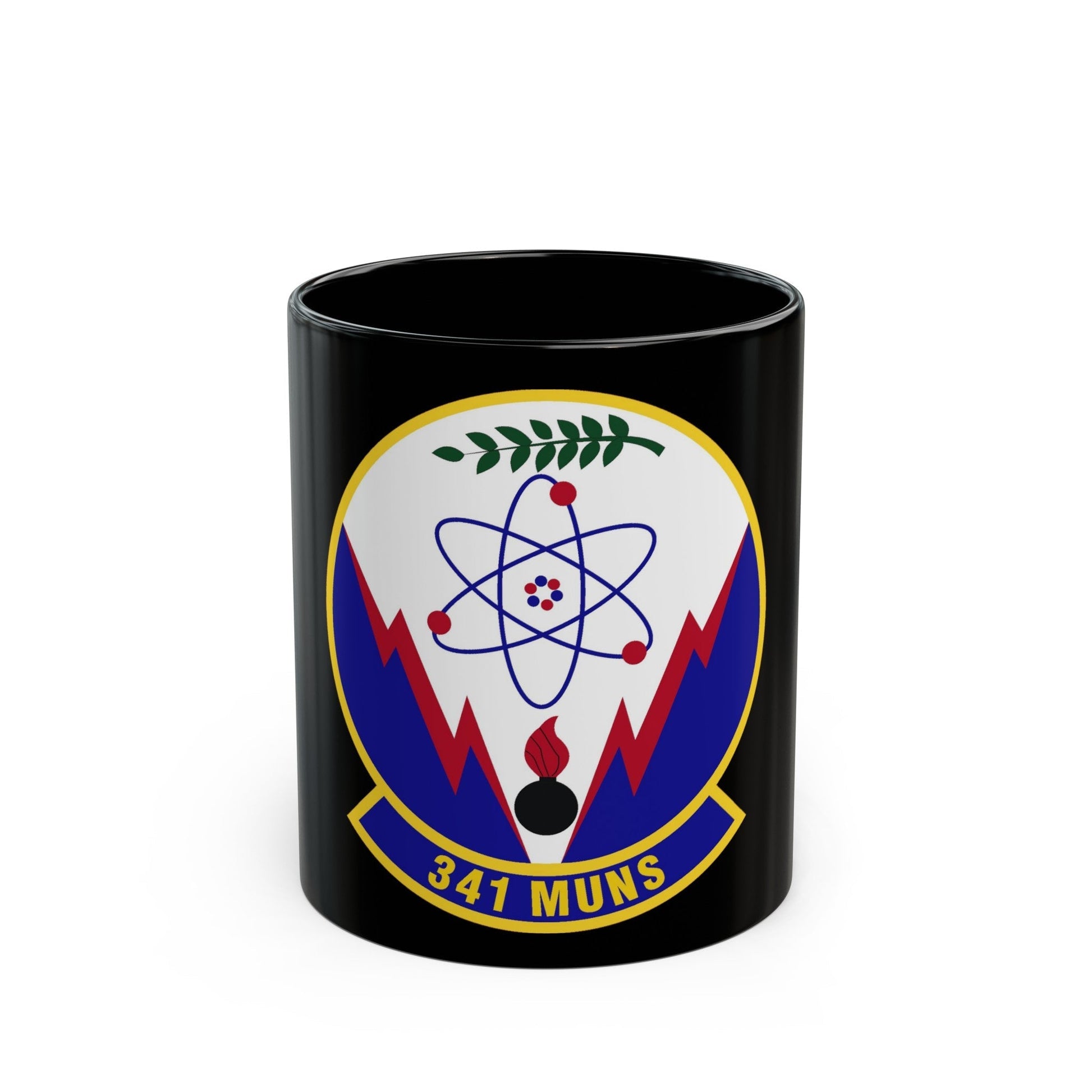 341st Munitions Squadron (U.S. Air Force) Black Coffee Mug-11oz-The Sticker Space