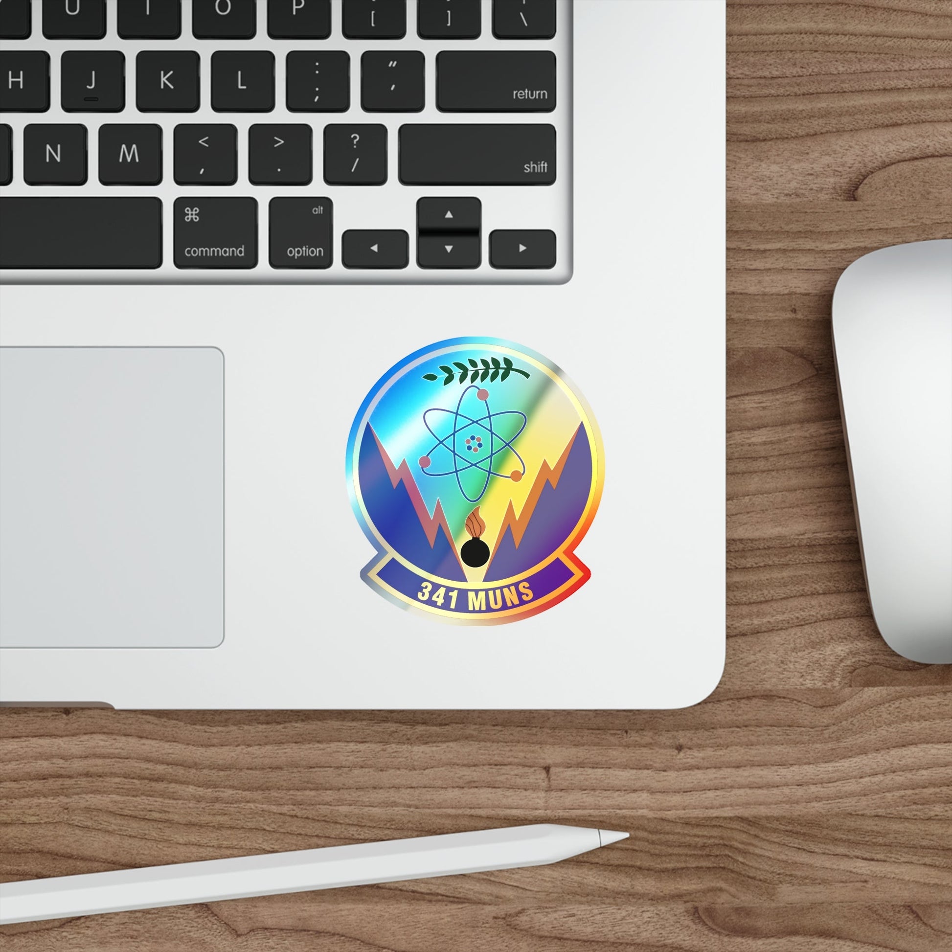 341st Munitions Squadron (U.S. Air Force) Holographic STICKER Die-Cut Vinyl Decal-The Sticker Space