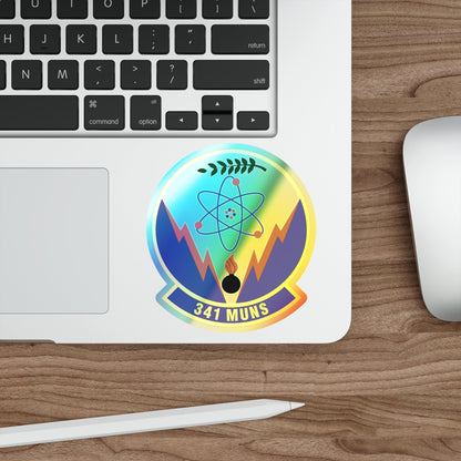 341st Munitions Squadron (U.S. Air Force) Holographic STICKER Die-Cut Vinyl Decal-The Sticker Space