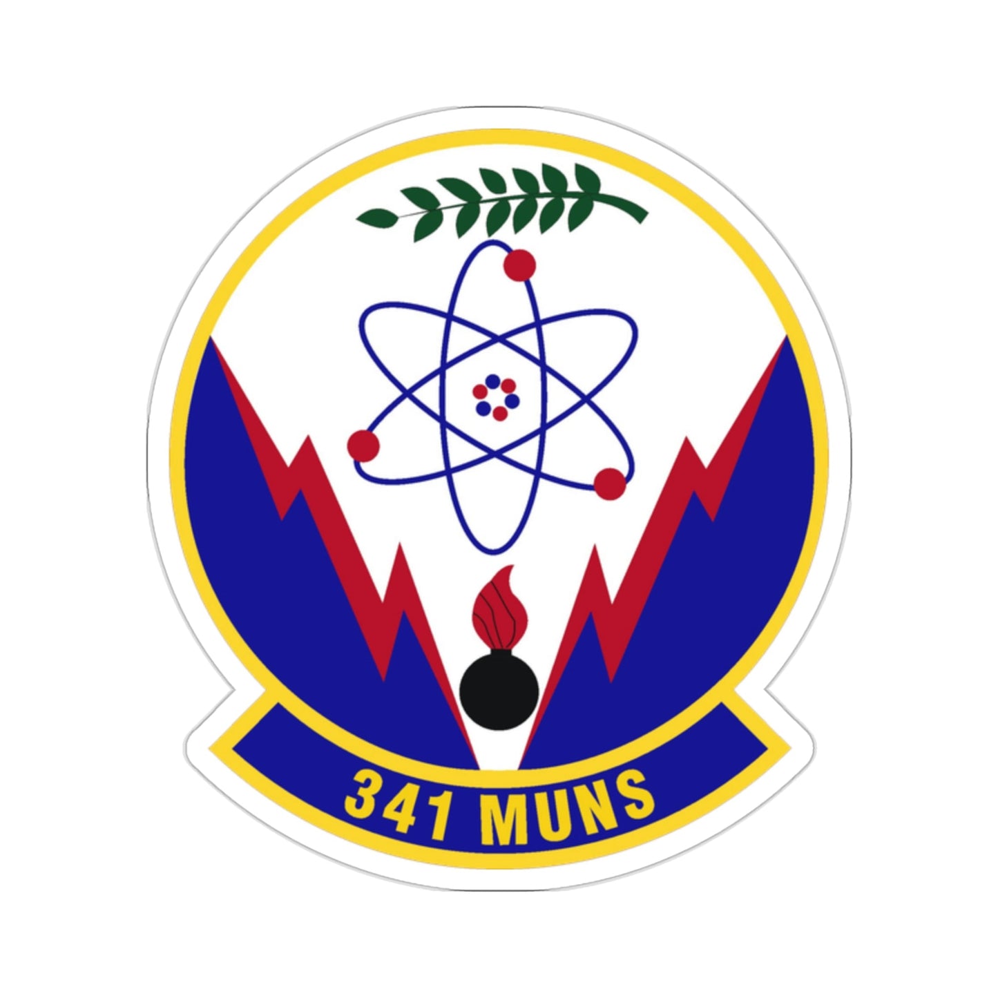 341st Munitions Squadron (U.S. Air Force) STICKER Vinyl Die-Cut Decal-2 Inch-The Sticker Space