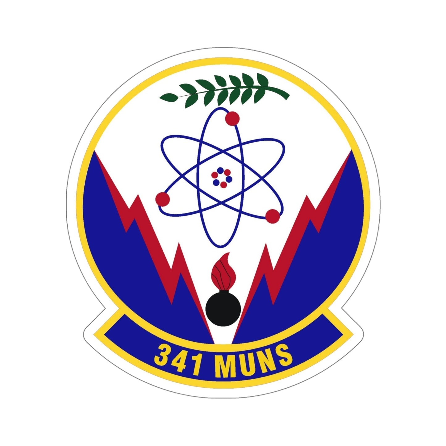 341st Munitions Squadron (U.S. Air Force) STICKER Vinyl Die-Cut Decal-5 Inch-The Sticker Space