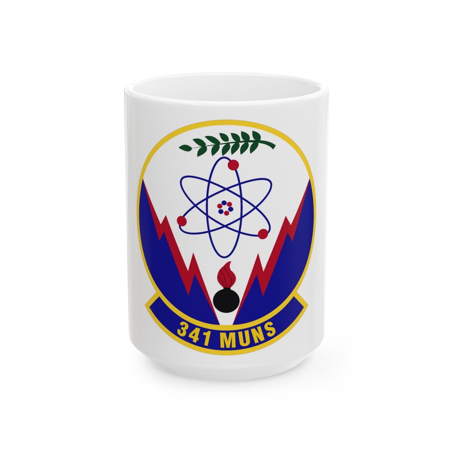 341st Munitions Squadron (U.S. Air Force) White Coffee Mug-15oz-The Sticker Space