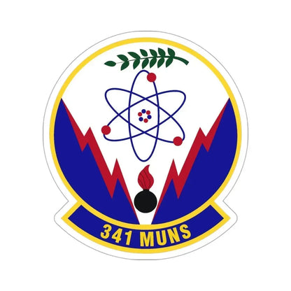 341st Munitions Squadron (U.S. Air Force) STICKER Vinyl Die-Cut Decal 3 Inch - The Sticker Space