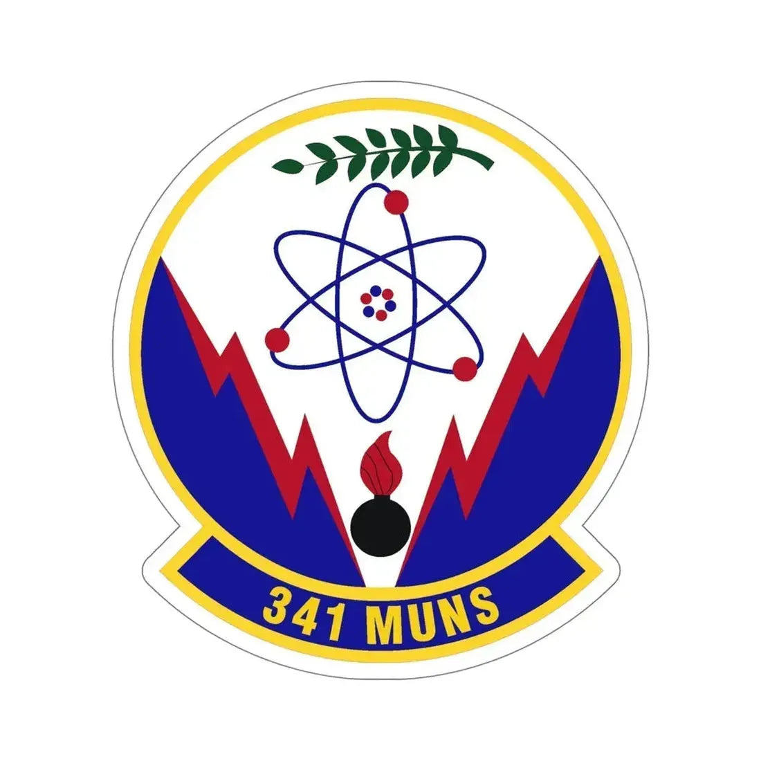341st Munitions Squadron (U.S. Air Force) STICKER Vinyl Die-Cut Decal - The Sticker Space