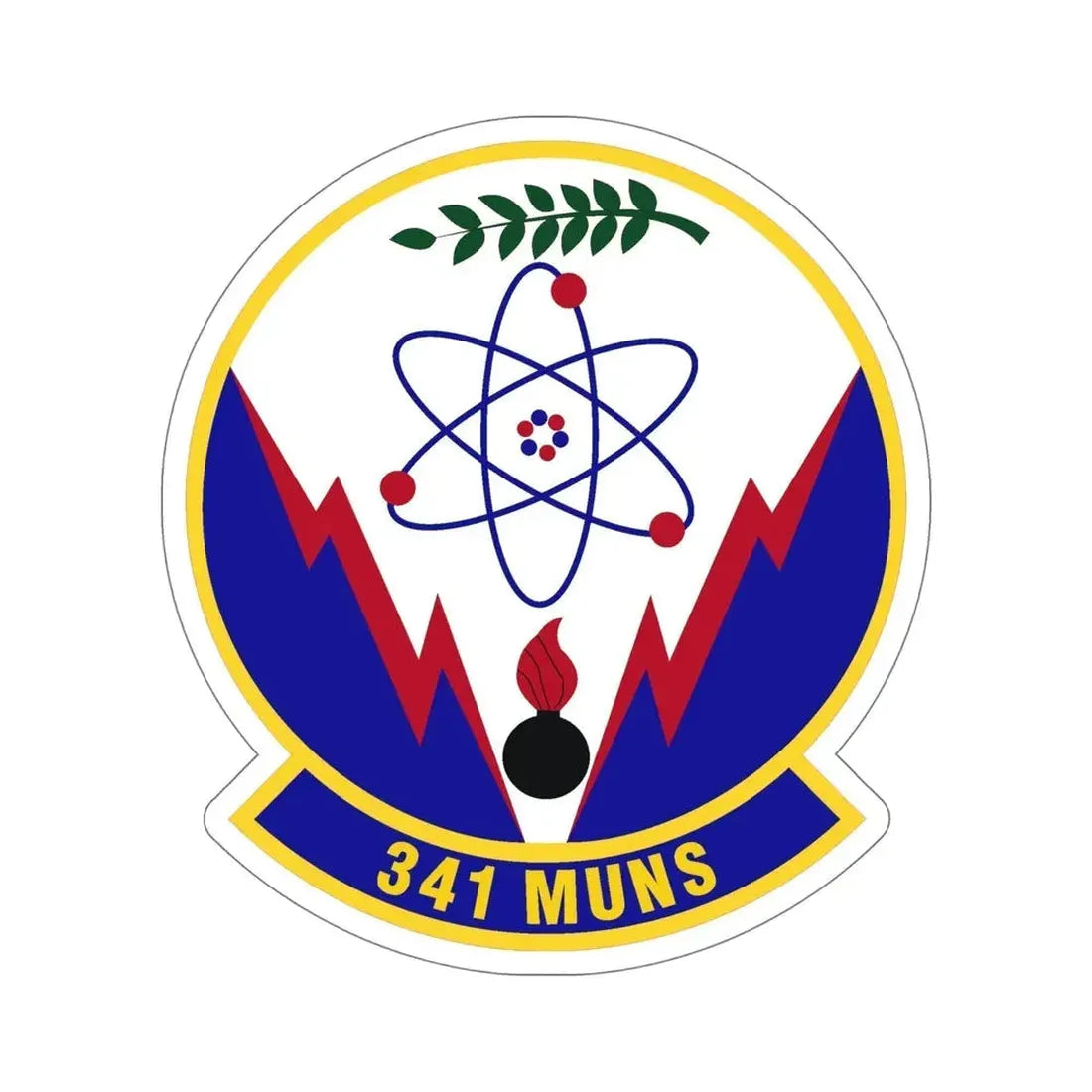 341st Munitions Squadron (U.S. Air Force) STICKER Vinyl Die-Cut Decal - The Sticker Space