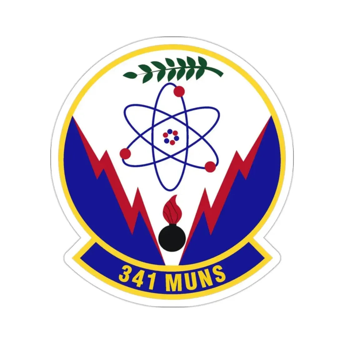 341st Munitions Squadron (U.S. Air Force) STICKER Vinyl Die-Cut Decal - The Sticker Space