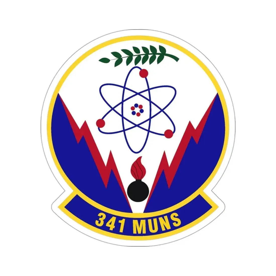 341st Munitions Squadron (U.S. Air Force) STICKER Vinyl Die-Cut Decal - The Sticker Space