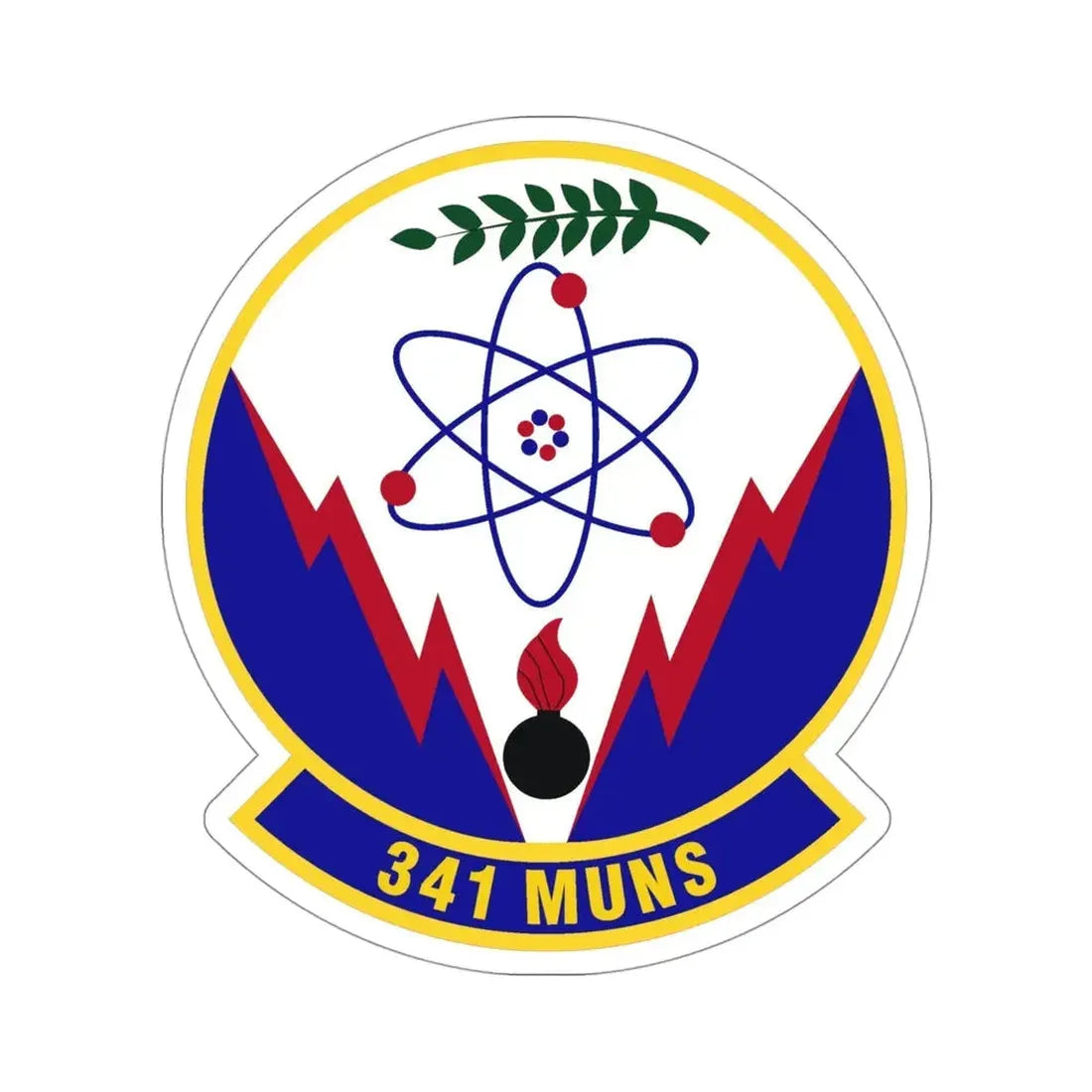341st Munitions Squadron (U.S. Air Force) STICKER Vinyl Die-Cut Decal - The Sticker Space