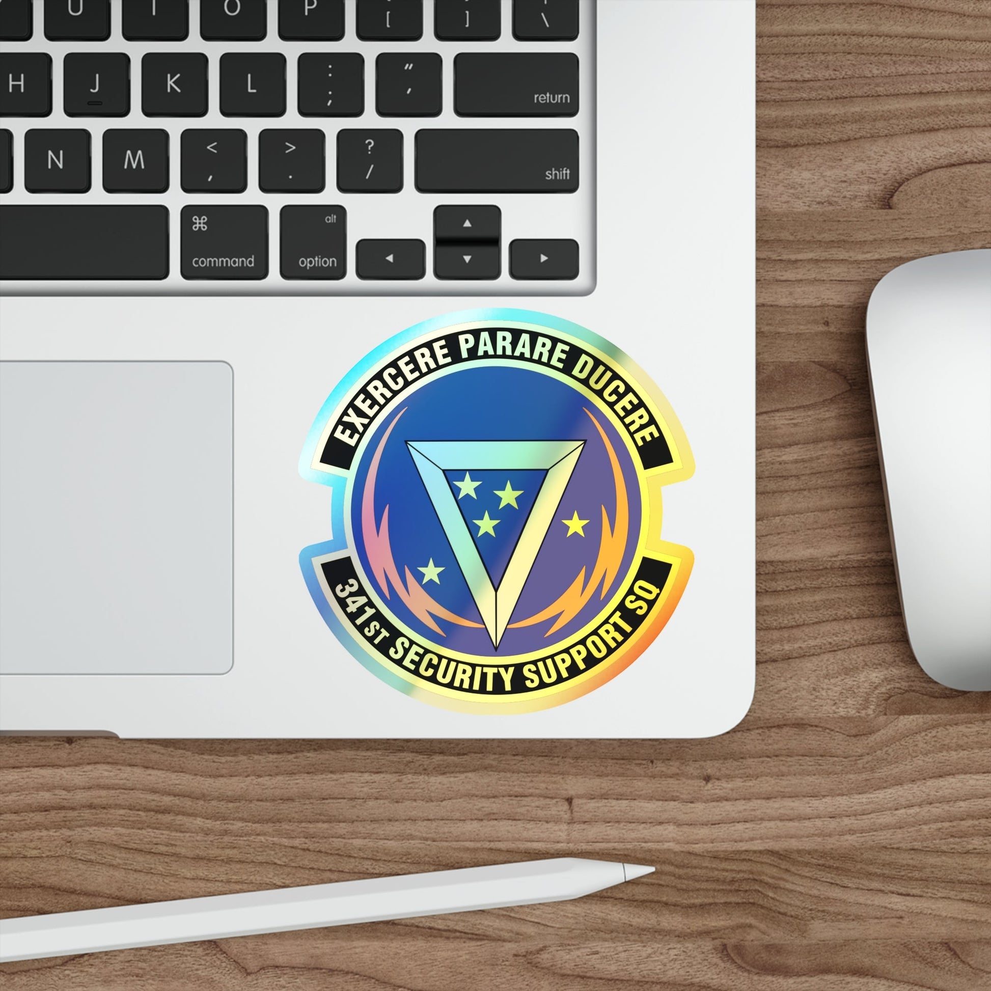 341st Security Support Squadron (U.S. Air Force) Holographic STICKER Die-Cut Vinyl Decal-The Sticker Space