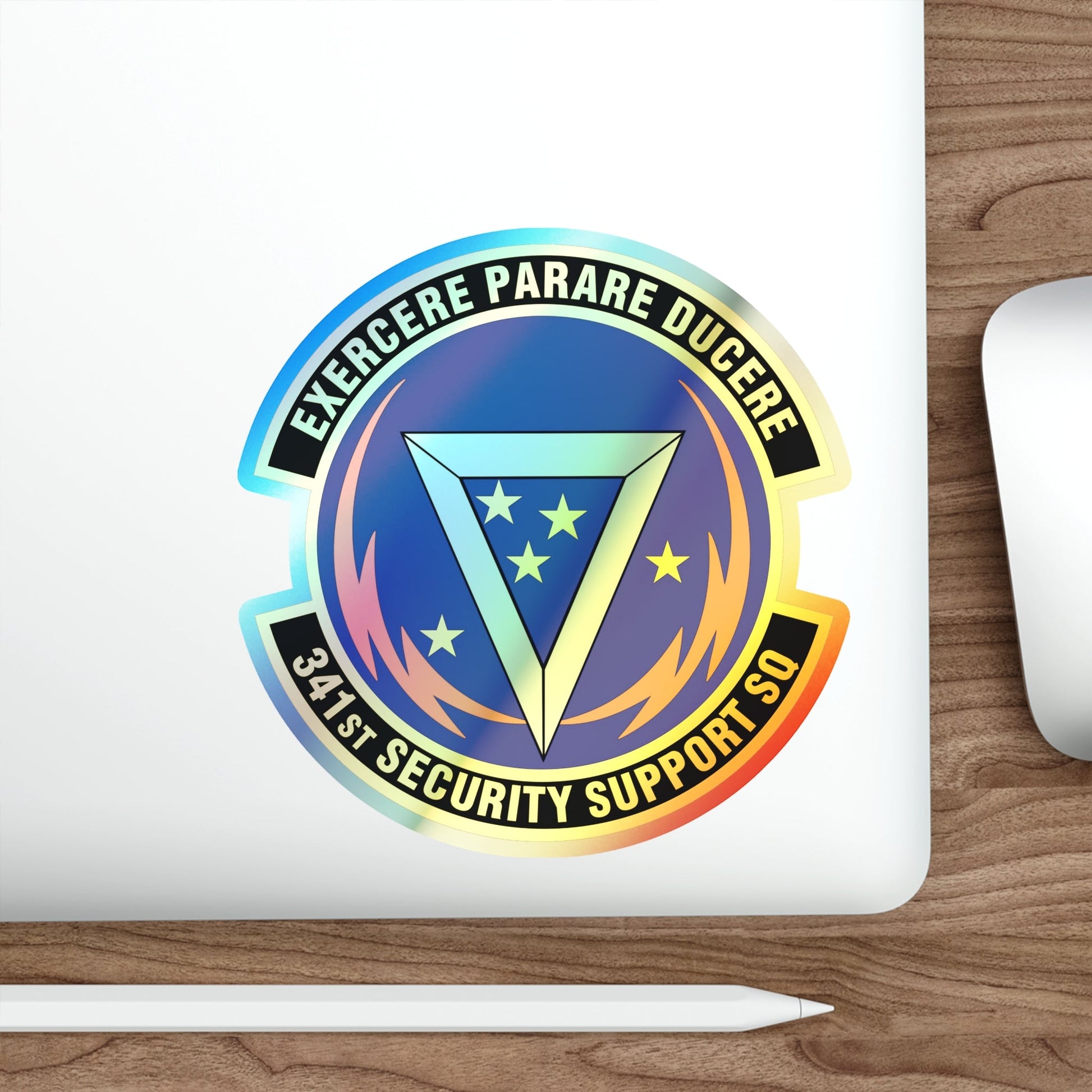 341st Security Support Squadron (U.S. Air Force) Holographic STICKER Die-Cut Vinyl Decal-The Sticker Space