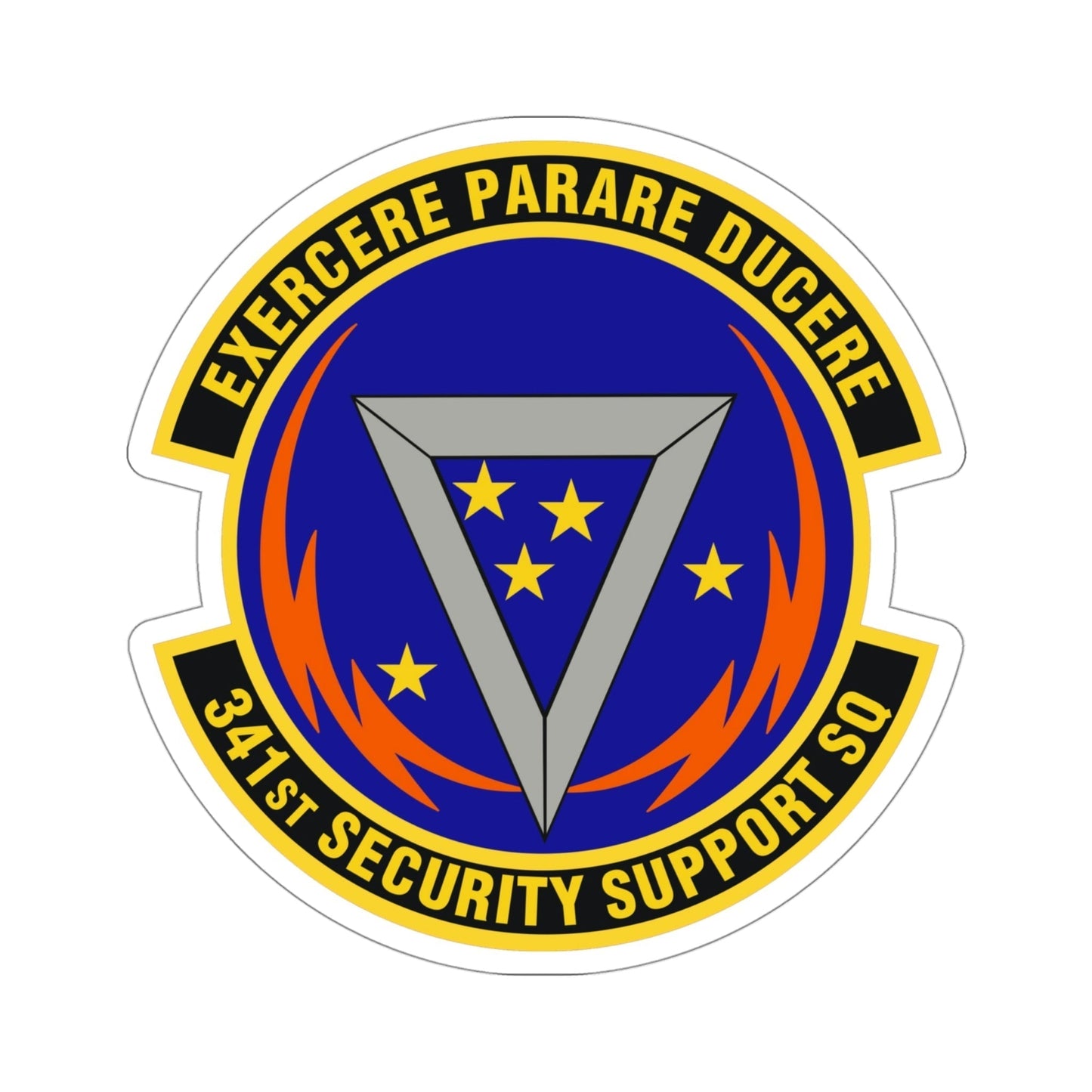 341st Security Support Squadron (U.S. Air Force) STICKER Vinyl Die-Cut Decal-4 Inch-The Sticker Space