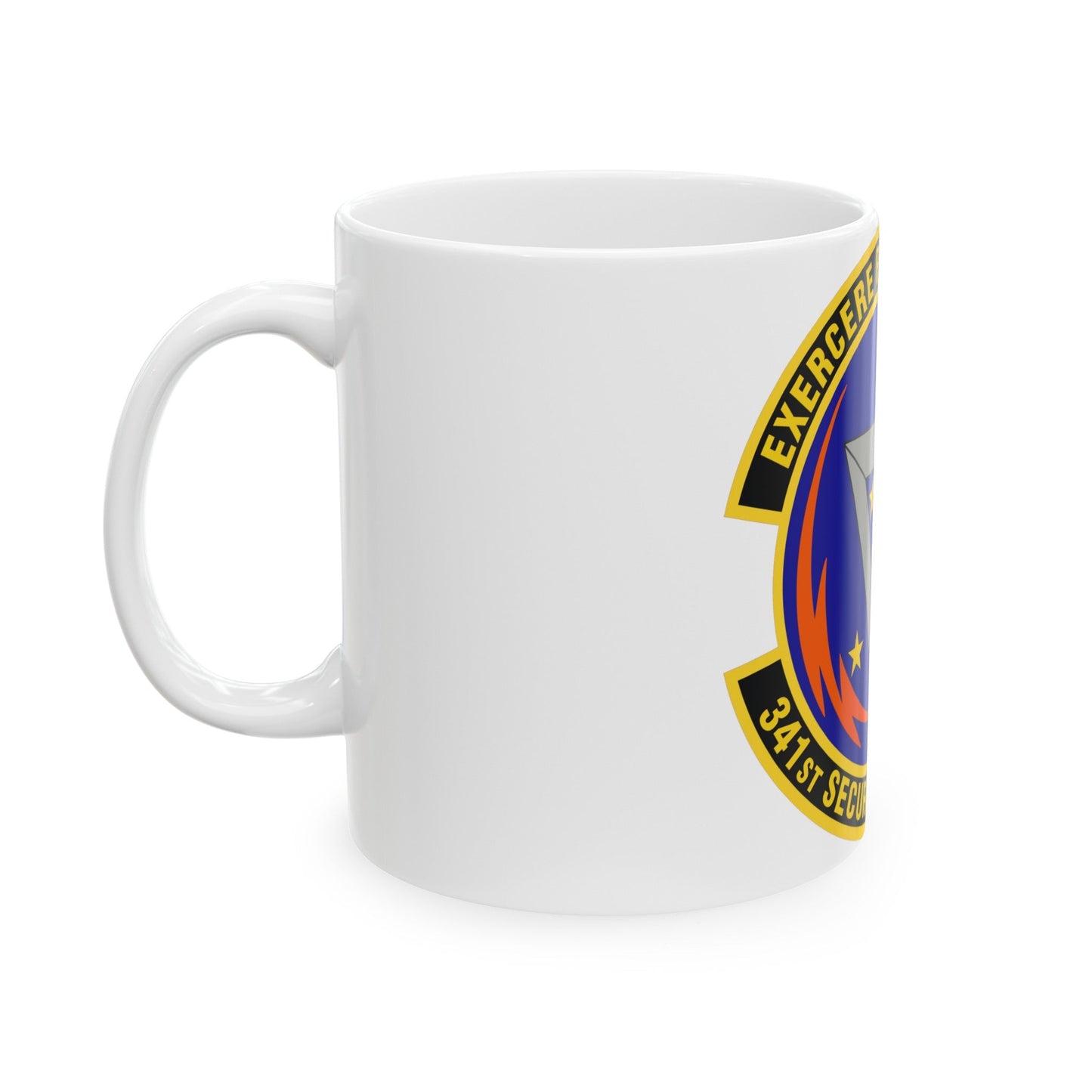 341st Security Support Squadron (U.S. Air Force) White Coffee Mug-The Sticker Space