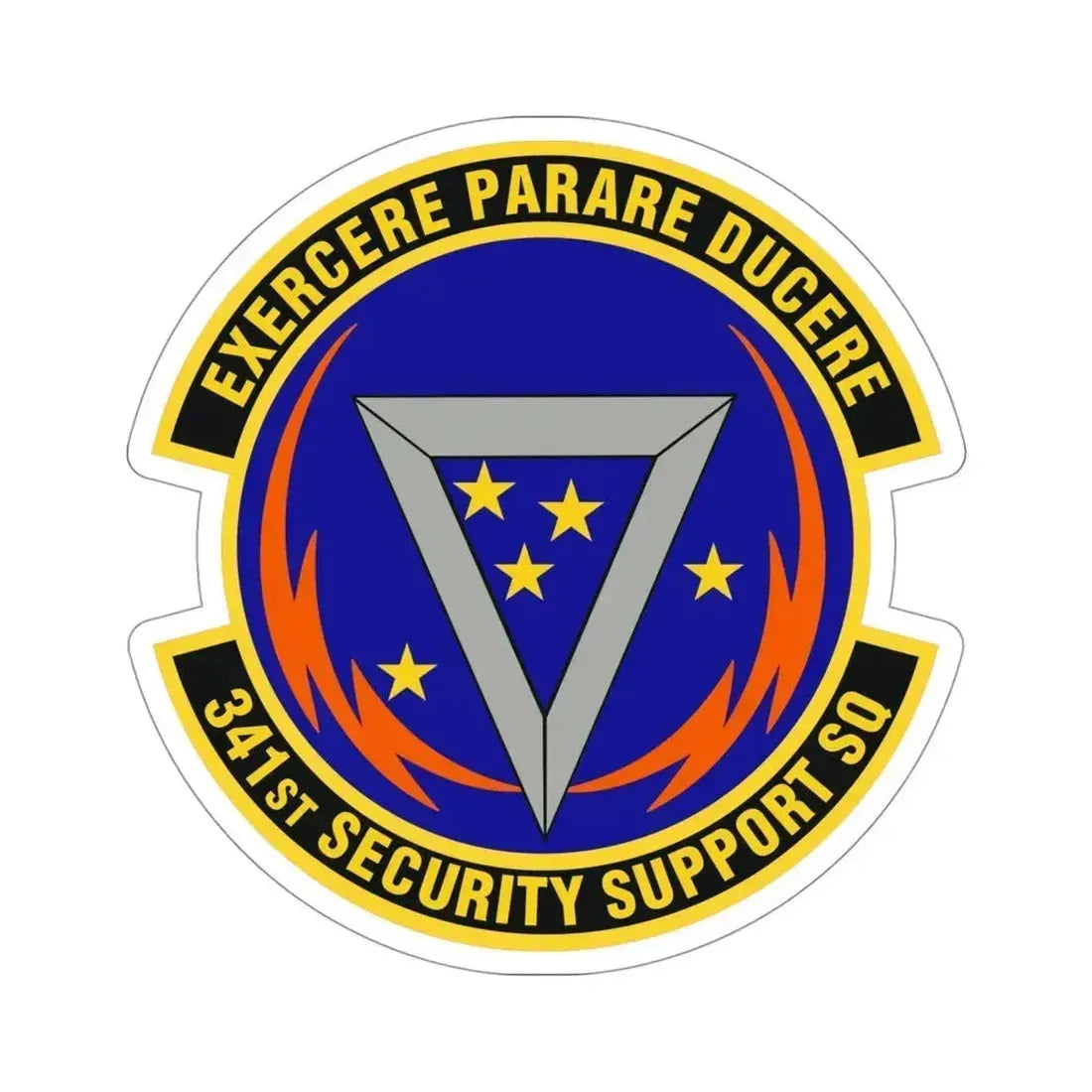 341st Security Support Squadron (U.S. Air Force) STICKER Vinyl Die-Cut Decal 4 Inch - The Sticker Space