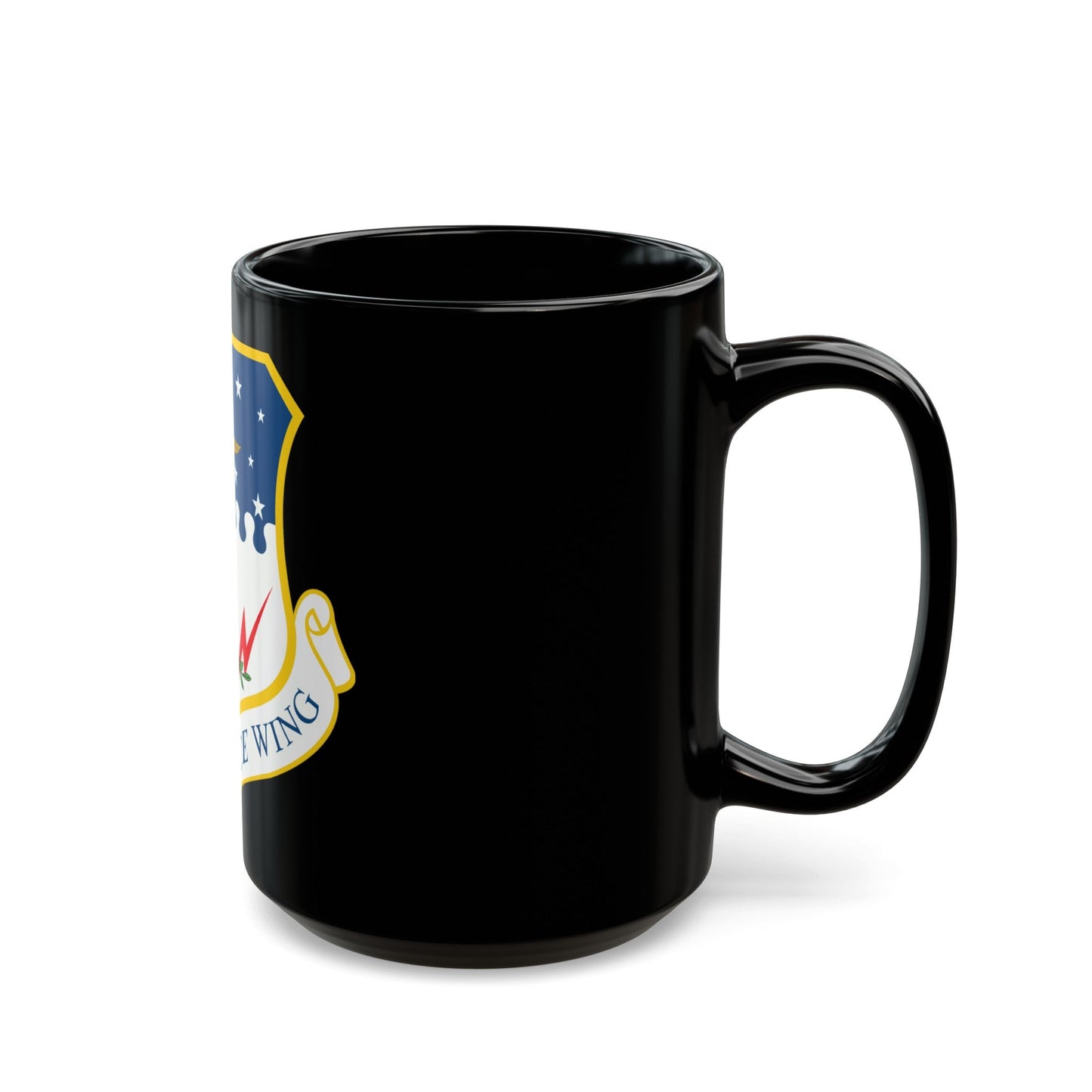 341st Space Wing (U.S. Air Force) Black Coffee Mug-The Sticker Space