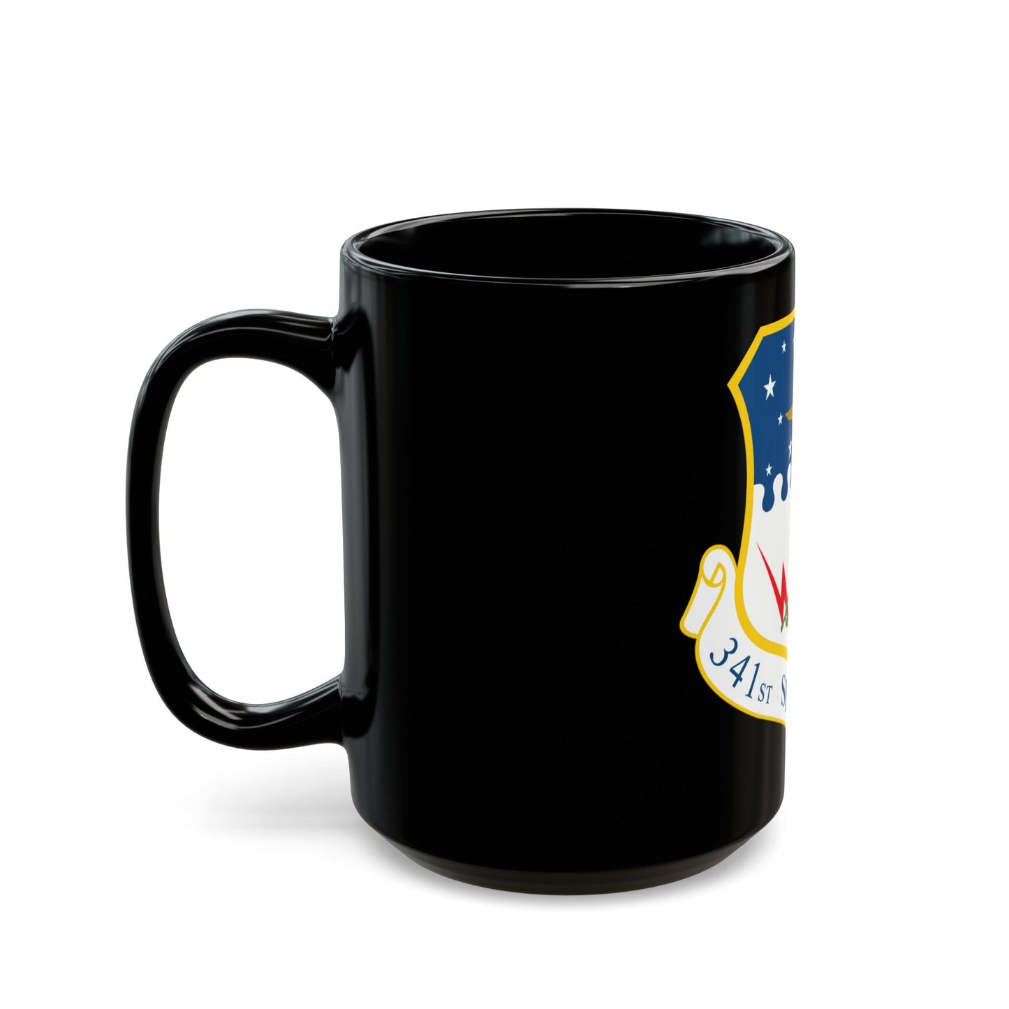 341st Space Wing (U.S. Air Force) Black Coffee Mug-The Sticker Space