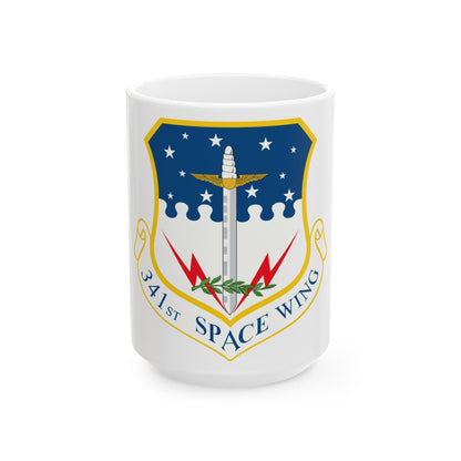 341st Space Wing (U.S. Air Force) White Coffee Mug-15oz-The Sticker Space