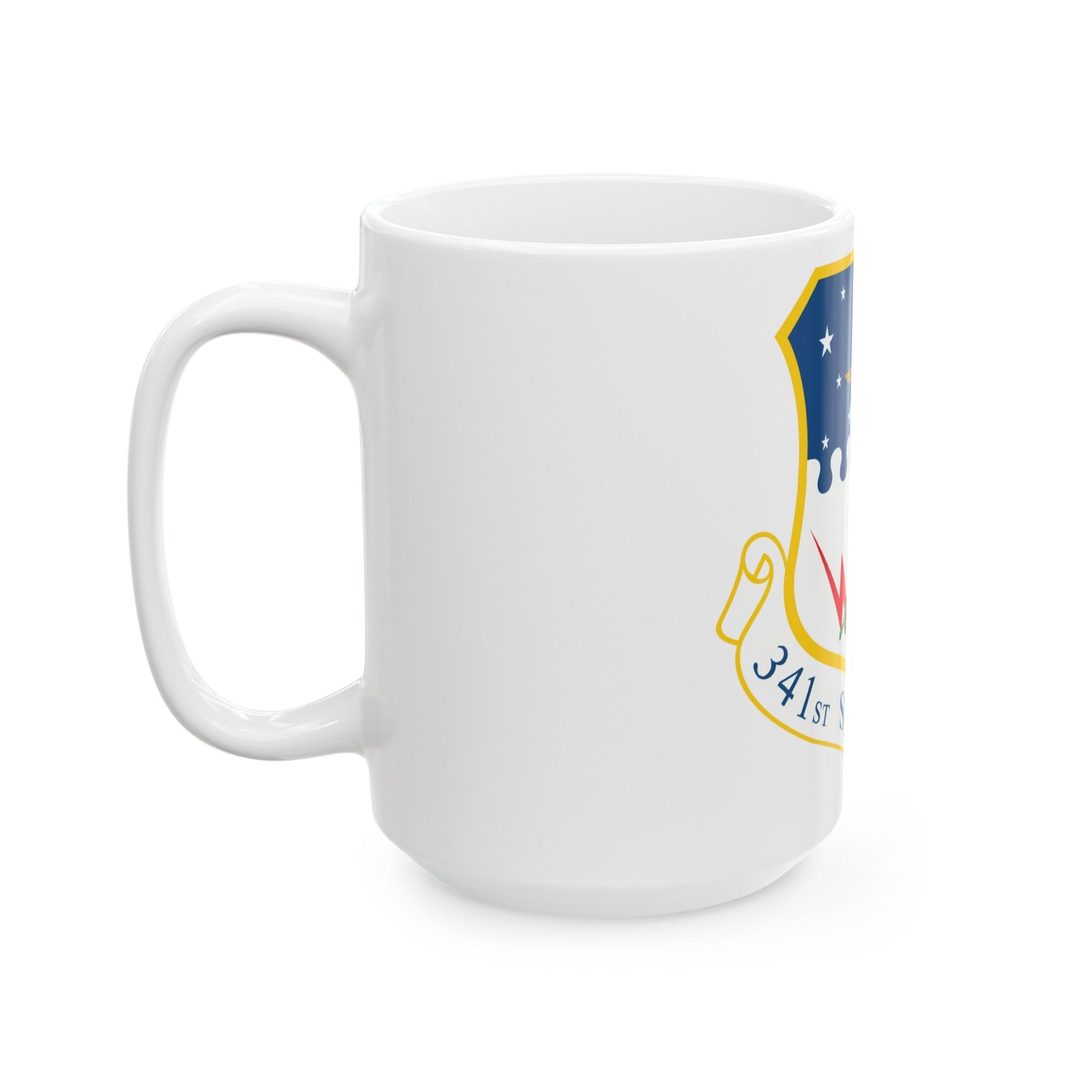 341st Space Wing (U.S. Air Force) White Coffee Mug-The Sticker Space