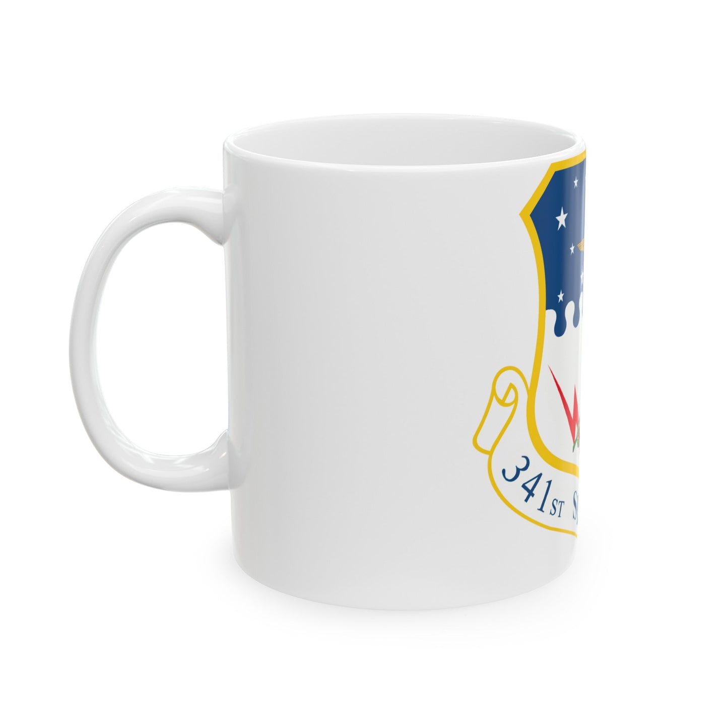 341st Space Wing (U.S. Air Force) White Coffee Mug-The Sticker Space