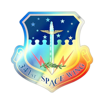 341st Space Wing (U.S. Air Force) Holographic STICKER Die-Cut Vinyl Decal - The Sticker Space