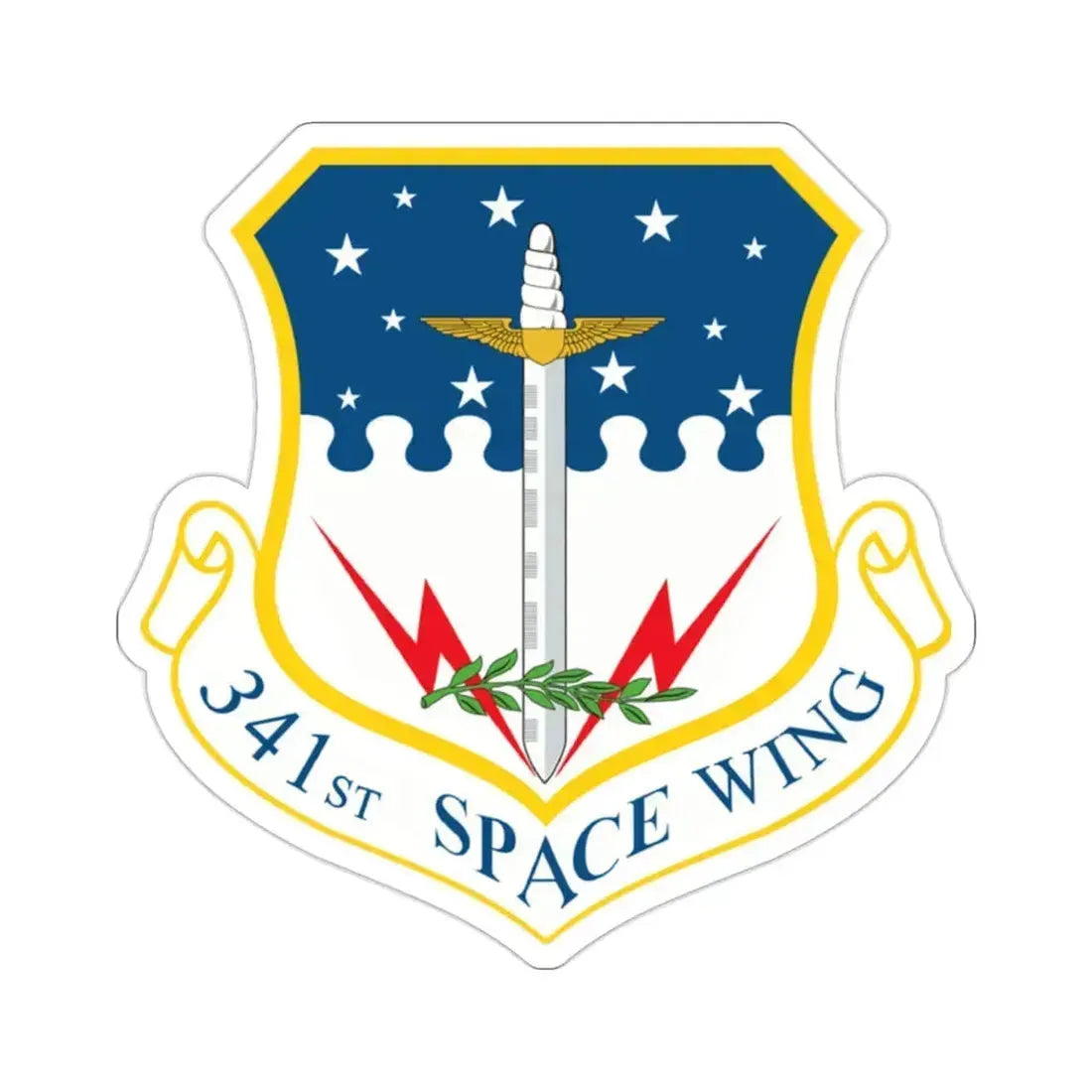 341st Space Wing (U.S. Air Force) STICKER Vinyl Die-Cut Decal 2 Inch - The Sticker Space