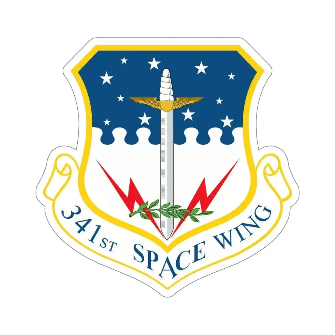 341st Space Wing (U.S. Air Force) STICKER Vinyl Die-Cut Decal - The Sticker Space