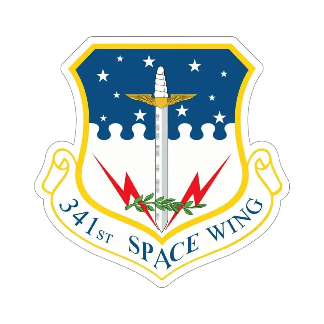 341st Space Wing (U.S. Air Force) STICKER Vinyl Die-Cut Decal - The Sticker Space