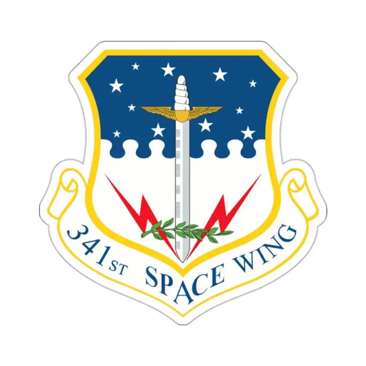 341st Space Wing (U.S. Air Force) STICKER Vinyl Kiss-Cut Decal 2 Inch White - The Sticker Space
