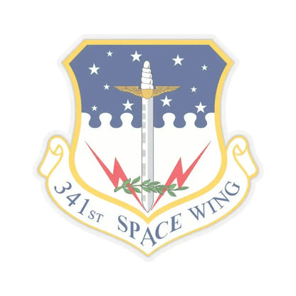 341st Space Wing (U.S. Air Force) STICKER Vinyl Kiss-Cut Decal 3 Inch Transparent - The Sticker Space