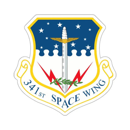 341st Space Wing (U.S. Air Force) STICKER Vinyl Kiss-Cut Decal 3 Inch White - The Sticker Space