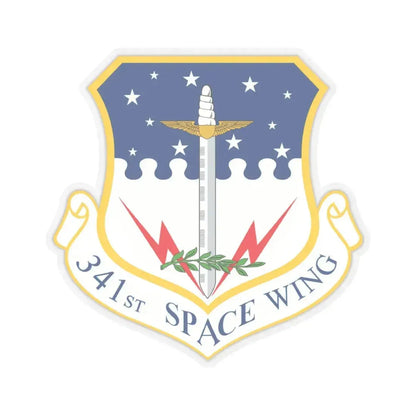 341st Space Wing (U.S. Air Force) STICKER Vinyl Kiss-Cut Decal 6 Inch Transparent - The Sticker Space